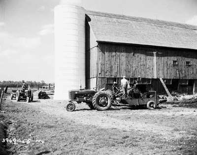 Loading Manure on a Farm