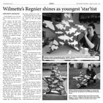 Wilmette's Regnier shines as  younest "star"tist