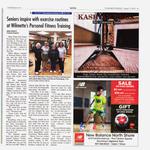 "Seniors inspire with exercise routine at Wilmette's Personal Fitness Training"