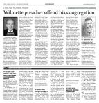 Wilmette preacher offend his congregation