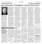 "Revisiting my 'Contagion' column from 2011"