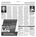 "Wilmette's last farm family gives way to Centennial Park"