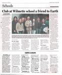 Club at Wilmette school a friend to Earth