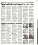 Area legislators outraged at governor