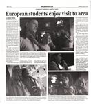 European students enjoy visit to area