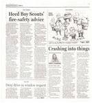 Heed Boy Scouts' fire-safety advice [editorial]