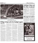 Village chops ash tree budget again