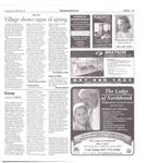 Village shows signs of spring, letter Charlotte Adelman, Wilmette