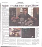 Student looks for future in (pre) history