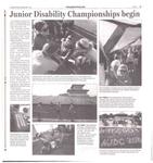 Junior Disability Championships Begin