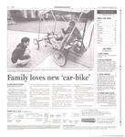 Family loves new "car-bike"