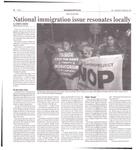 National immigration issue resonates locally