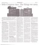 10th Congress race: The things we carry