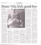 Sister Nila bids good-bye