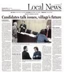 Candidates talk issues, village's future