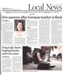 Few answers after German teacher is fired