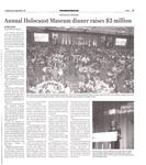 Annual Holocaust Museum dinner raises $3 million