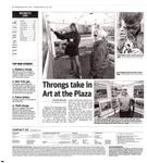 Throngs take in Art at the Plaza