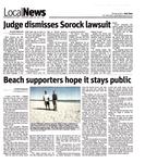 Beach supporters hope it stays public