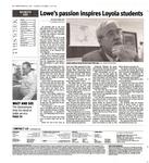 Lowe's passion inspires Loyola students