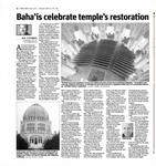 Baha'is celebrate temple's restoration