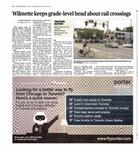 Wilmette keeps grade-level head about rail crossing