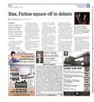 Biss, Farkas square off in debate