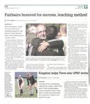 Fairbairn honored for success, teaching method