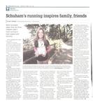 Schuham's running inspires family, friends