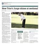 New Trier's Junge shines at sectional