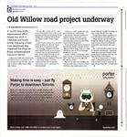 Old Willow Road project underway