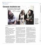 German students see America through NT's eyes