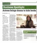 Actress brings drama to kids books