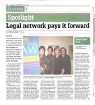 Legal network pays it forward