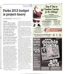 Parks 2013 budget is project-heavy