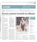 Kucera asserts himself on offense