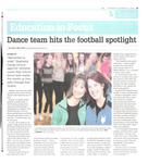 Dance team hits the football spotlight