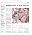 Vet give animals the Royal treatment