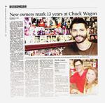 "New owners mark 13 years at Chuck Wagon"