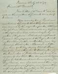 Letter from Henry A. Dingee, Yonkers, New York to Alexander McDaniel, Wilmette, Illinois, dated July 13, 1871