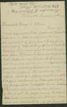 Letter written by Alexander McDaniel, Wilmette, Illinois, to George E. Adams on March 17, 1889