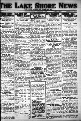 Lake Shore News (Wilmette, Illinois), 13 May 1921