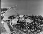 Aerial view of the Baha'i House of Worship, 1940