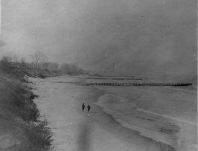 Wilmette beach about 1900