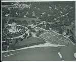 Aerial photograph of the Bahai House of Worship in Wilmette