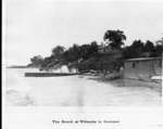 The beach at Wilmette in Summer