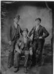 Portrait of William Ballard Robinson Sr., Shelly Ford, and Thomas Lovedale