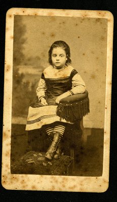 Portrait of Florence Mitchell as a child