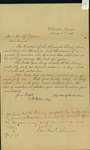 Letter from N. W. Gates, Wilmette, Illinois, March 30, 1895, to Mr. and Mrs. L. J. Pierson, and their reply April 9, 1896