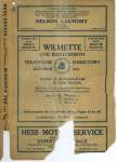 Telephone Directory for Wilmette and Kenilworth, December 1924